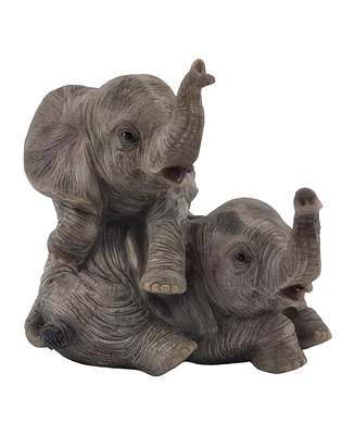 Fc Design 4.25"W Elephant with Baby Figurine Decoration Home Decor Perfect Gift for House Warming, Holidays and Birthdays