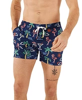 Chubbies Men's Neon Lights 5-1/2" Swim Trunks