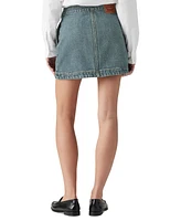 Levi's Women's Cotton Denim Mid-Rise Wrap Skirt