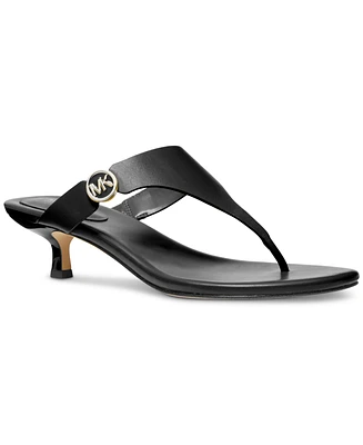 Michael Kors Mmk Lucinda Kitten-Heel Sandals