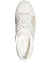 Michael Kors Mmk Juno Stripe Lace-Up Low-Top Sneakers