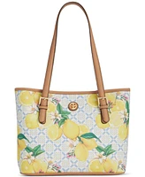 Giani Bernini Lemon Print Saffiano Tote, Created for Macy's