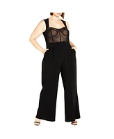 City Chic Women's Kylie Jumpsuit