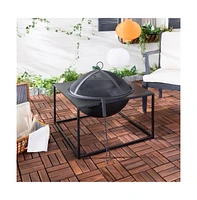 Safavieh Leros Square Fire Pit