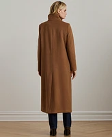 Lauren Ralph Women's Single-Breasted Stand-Collar Maxi Coat