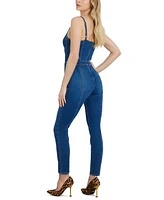 Guess Women's Sami Sleeveless Denim Jumpsuit