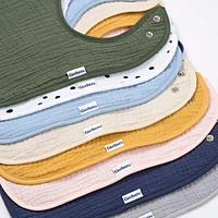 Gerber Baby Muslin 8 Pack Drooling Bibs