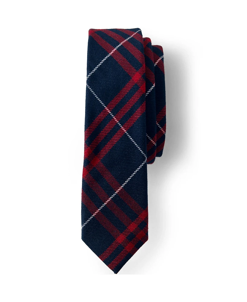 Lands' End Kids Plaid To Be Tied Tie