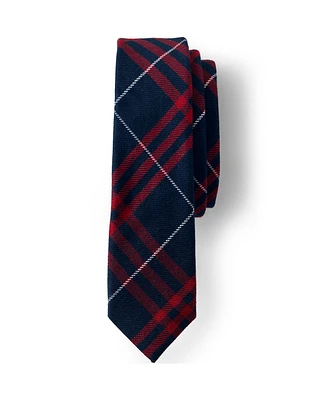 Lands' End Girls School Uniform Plaid To Be Tied Tie