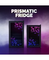 Newair Prismatic Series Can Beverage Refrigerator with Rgb HexaColor Led Lights, Gaming Fridge, Mini Fridge for Game Room