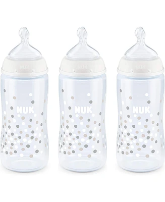 Nuk Smooth Flow Anti Colic Baby Bottle, Stars, 10 oz, 3 Pack