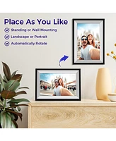 Elime 10.1" WiFi Frameo Digital Picture Frame - Auto Rotate Free Unlimited Storage