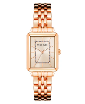 Anne Klein Women's Quartz Rose Gold-Tone Alloy Bracelet Watch