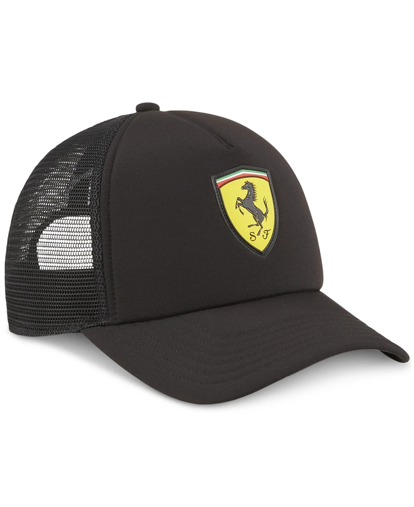 Puma Men's Ferrari Race Logo Shield Snapback Trucker Cap