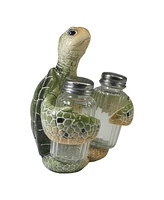 Fc Design 6"H Green Sea Turtle Salt & Pepper Shaker Holder Home Decor Perfect Gift for House Warming, Holidays and Birthdays