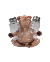 Fc Design 5"W Pig Salt & Pepper Shaker Holder Home Decor Perfect Gift for House Warming, Holidays and Birthdays