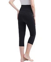 kimi + kai Maternity Essential Stretch Pocket Crop Leggings