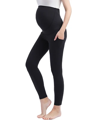 kimi + kai Maternity Essential Stretch Pocket Ankle Leggings