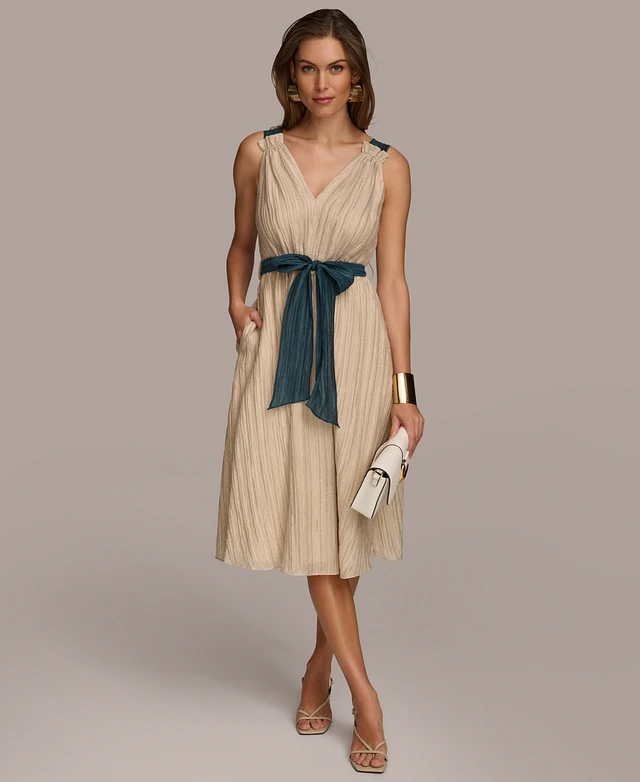 Home | Donna Karan Women's Belted A-Line Dress at Plaza Las Americas in San  Juan, PR