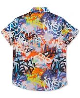 Guess Big Boys Short Sleeve Printed Shirt