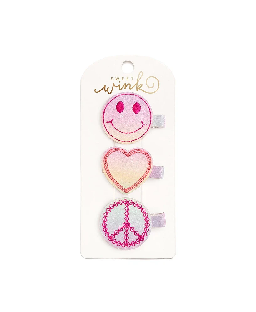 Sweet Wink Girls Tie Dye Clip Set