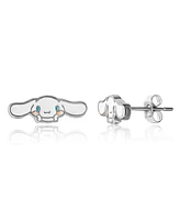 Hello Kitty Sanrio Silver Plated Enamel Cinnamoroll Stud Earrings