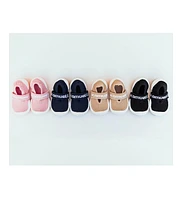 Komuello's Infant Boy Girl First Walk Sock Shoes Flat Navy