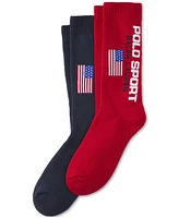 Polo Ralph Lauren Men's 2-Pk. Polo Sport Crew Socks, 2-Pack