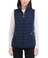 Nautica Women's Stand-Collar Zip-Front Puffer Vest