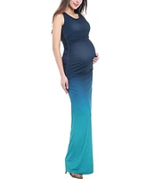 kimi + kai Maternity Sonia Ombre Maxi Dress