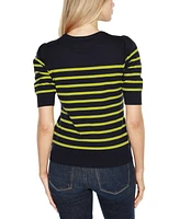 Belldini Women's Breton Striped Sweater