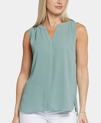 Nydj's Slvlss Pintuck Blouse Top