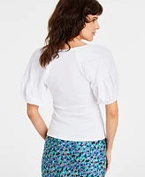 On 34th Women's Scoop-Neck Knit Top, Created for Macy's