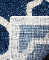 Safavieh Amherst AMT420 Navy and Beige 11' x 15' Area Rug