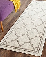 Safavieh Amherst AMT414 Ivory and Grey 2'3" x 11' Runner Area Rug