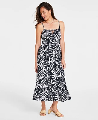 On 34th Women's Tie-Front Midi Dress, Created for Macy's
