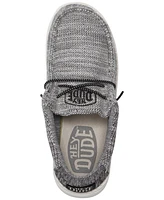 Hey Dude Big Kids Wally Stretch Casual Moccasin Sneakers from Finish Line