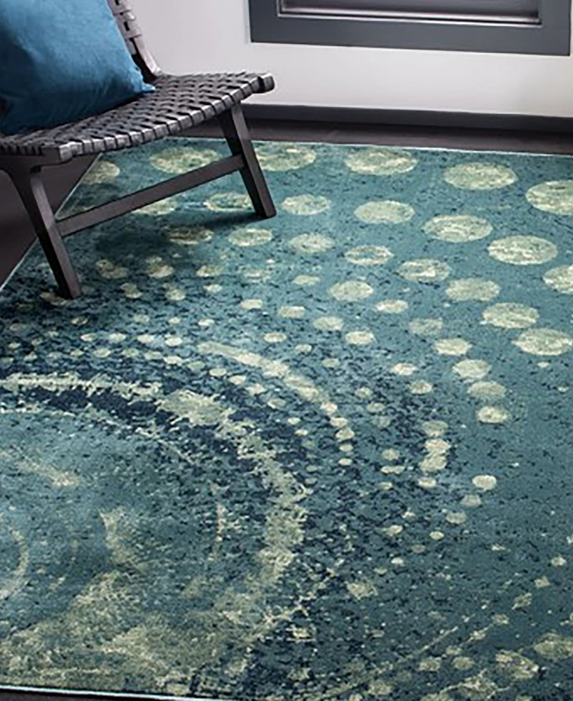 Safavieh Constellation Vintage CNV749 Turquoise and Multi 2' x 3' Area Rug