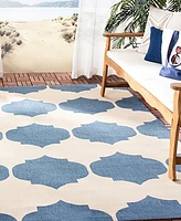 Safavieh Courtyard CY6162 Beige and Blue 2' x 3'7" Outdoor Area Rug