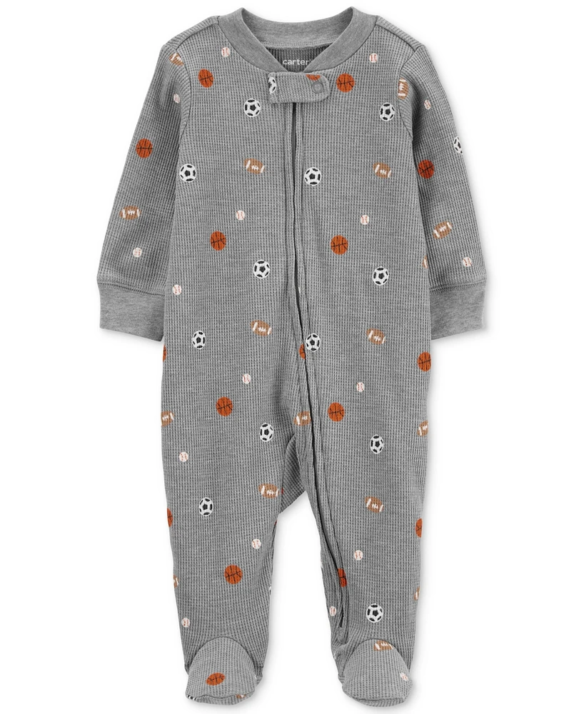 Carter's Baby Boys and Girls 2-Way Zip Sleep Play Coverall