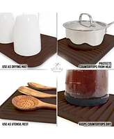 Zulay Kitchen Silicone Trivets for Hot Pots and Pans - Multi-Purpose & Versatile Trivet Mat