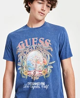 Guess Men's Tropical Resort Logo Graphic T-Shirt