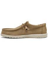 Hey Dude Men's Wally Canvas Casual Moccasin Sneakers from Finish Line