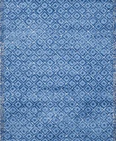 Safavieh Adirondack Light Blue and Dark Blue 6' x 9' Area Rug