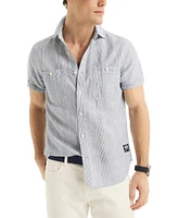 Nautica Men's Classic-Fit Stripe Button-Down Shirt