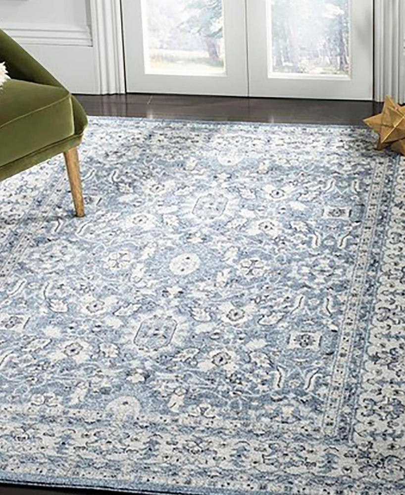 Safavieh Charleston CHL412 Navy and Creme 8' x 10' Area Rug