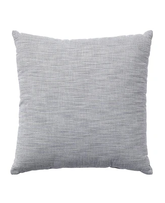 Nate Home by Berkus Cotton Linen Stripe Pillow, Natural/Blue - 20x20