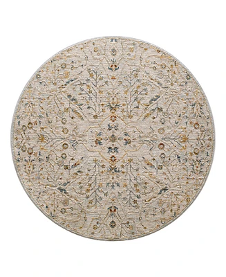 Livabliss Reina Ren-2300 5'3x5'3 Round Area Rug