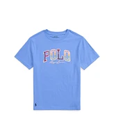 Polo Ralph Lauren Big Boys Madras-Logo Cotton Jersey Tee