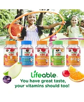 Lifeable Magnesium Citrate for Kids Gummies - Muscle Relaxation - Great Tasting Natural Flavor, Dietary Supplement Vitamins - 60 Gummies